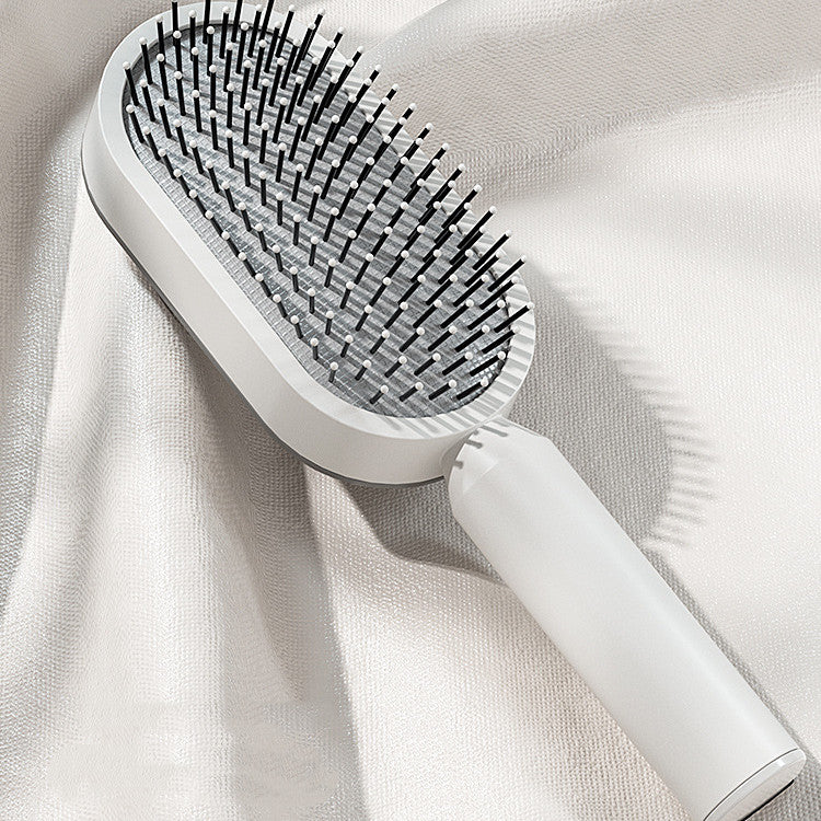 Anti-Static Self Cleaning Hair Brush For Women