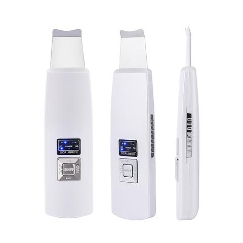 Ultrasonic Skin Scrubber Face Cleanser Blackhead Acne Removal Facial Spa Vibration Massager