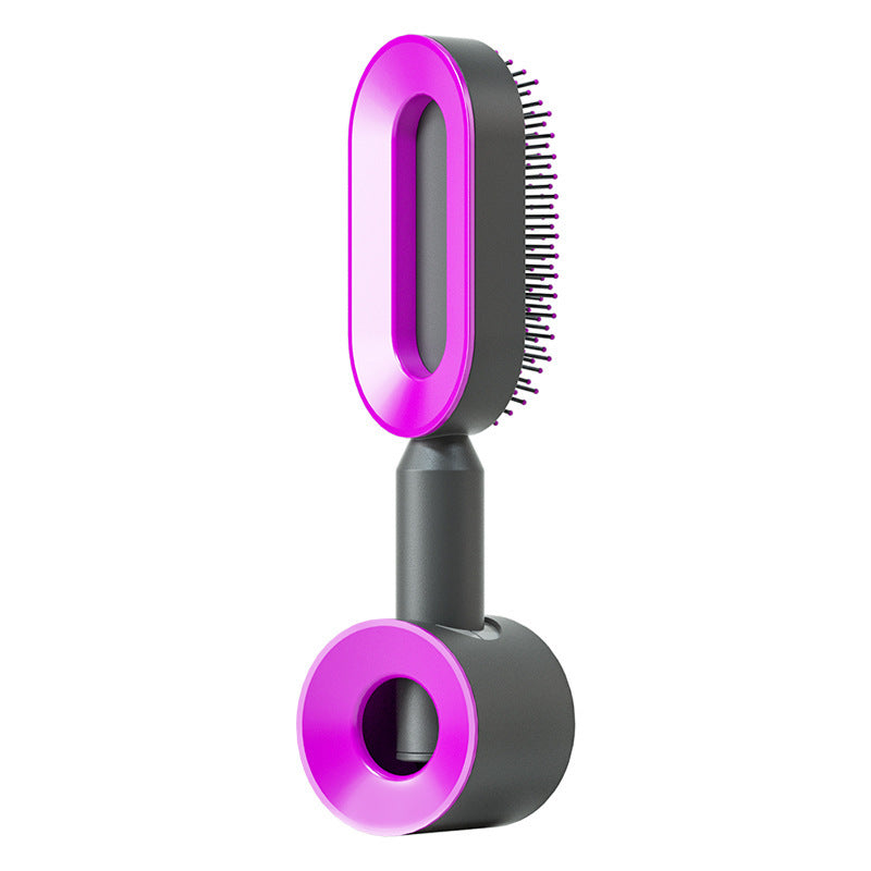 Anti-Static Self Cleaning Hair Brush For Women