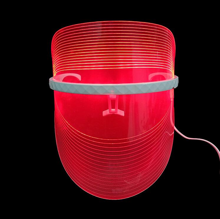 LED Photonic Skin Instrument 3 Colors Light Therapy Skin Care Facial Mask