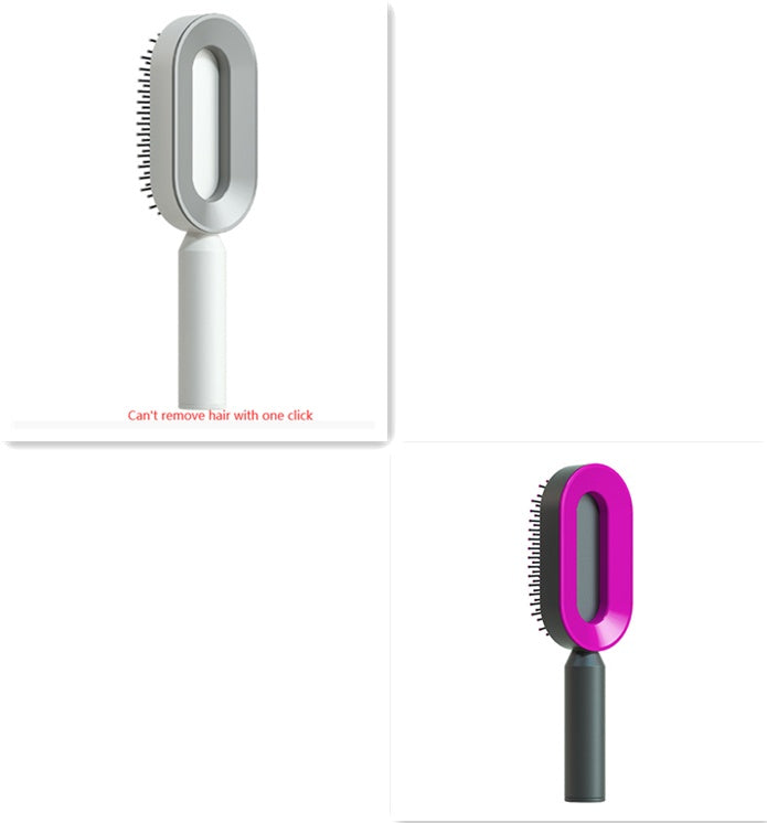 Anti-Static Self Cleaning Hair Brush For Women