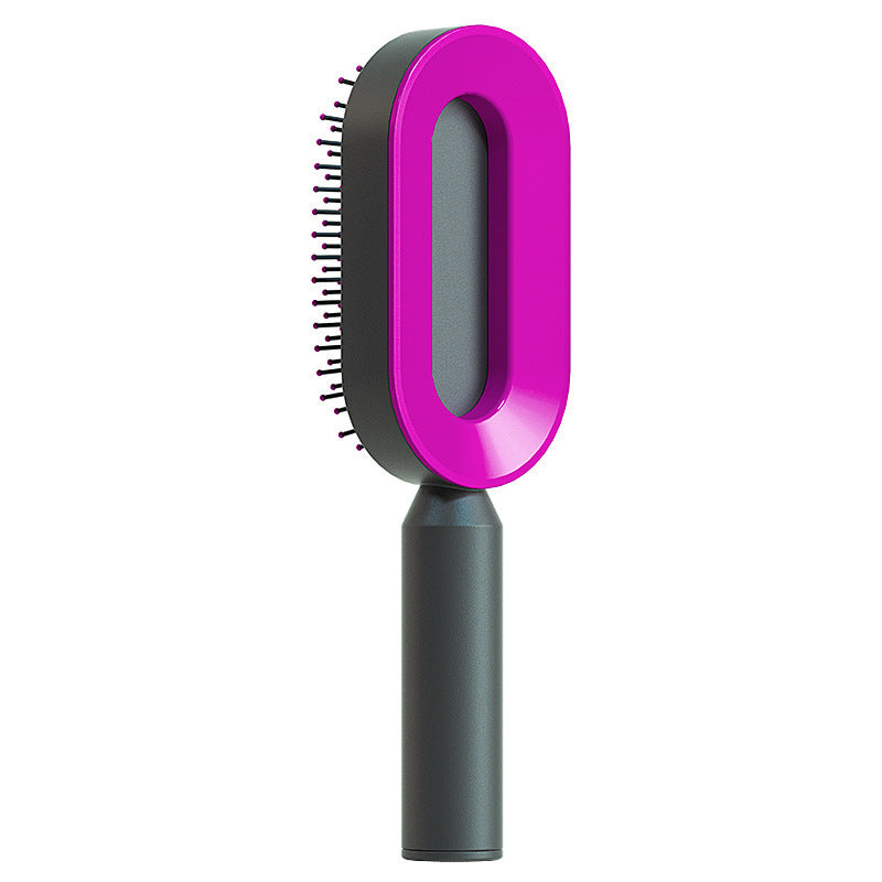 Anti-Static Self Cleaning Hair Brush For Women
